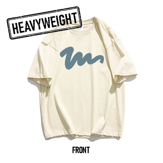 260GSM Scribble Graphic Oversized Tee