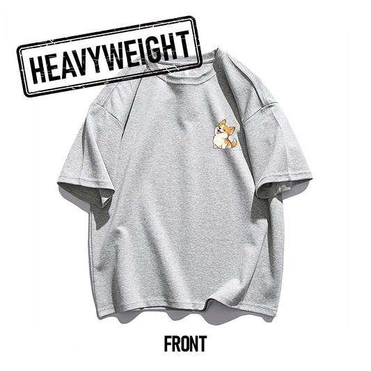 260GSM Corgi Graphic Oversized Tee