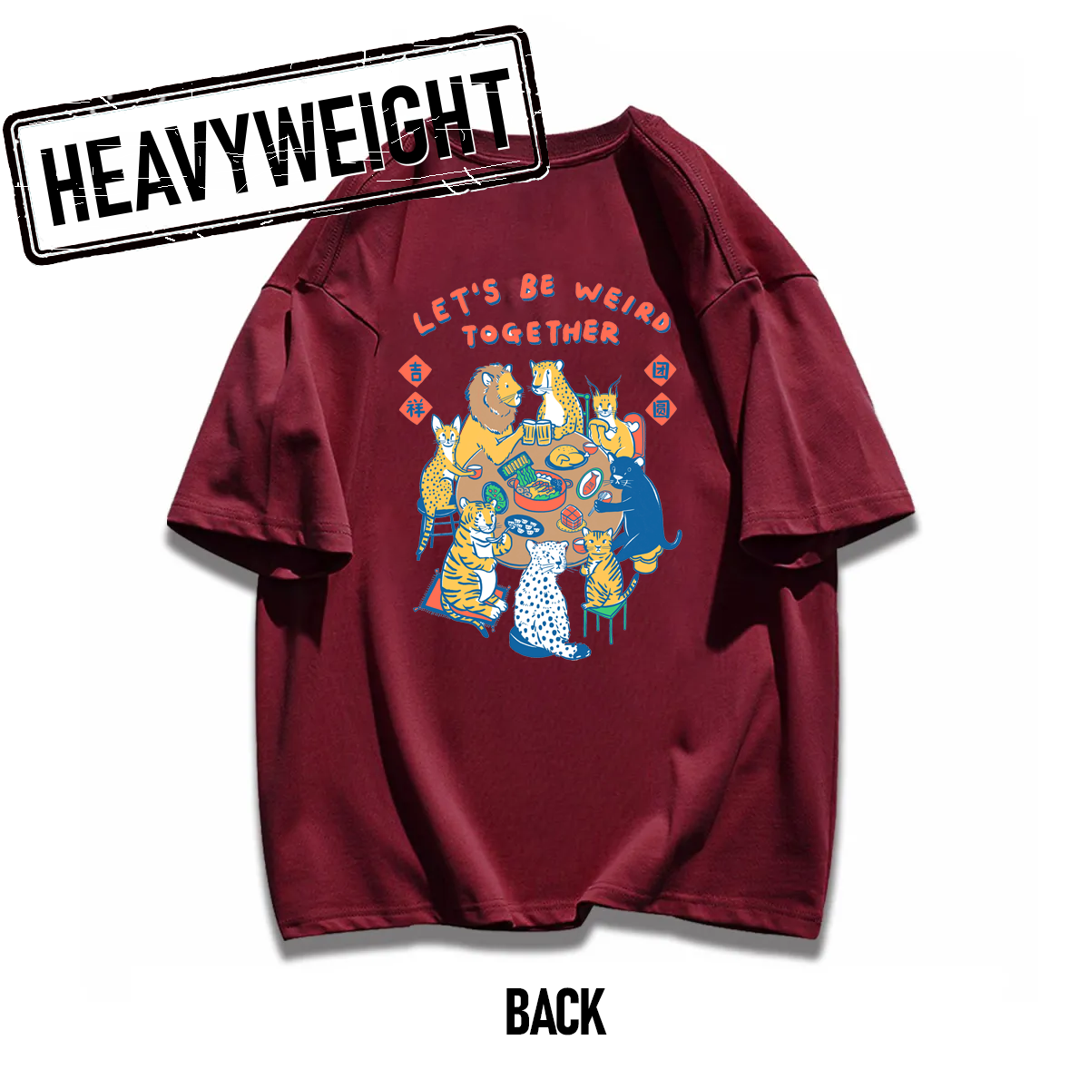 260GSM Wildcats Reunion Graphic Oversized Tee