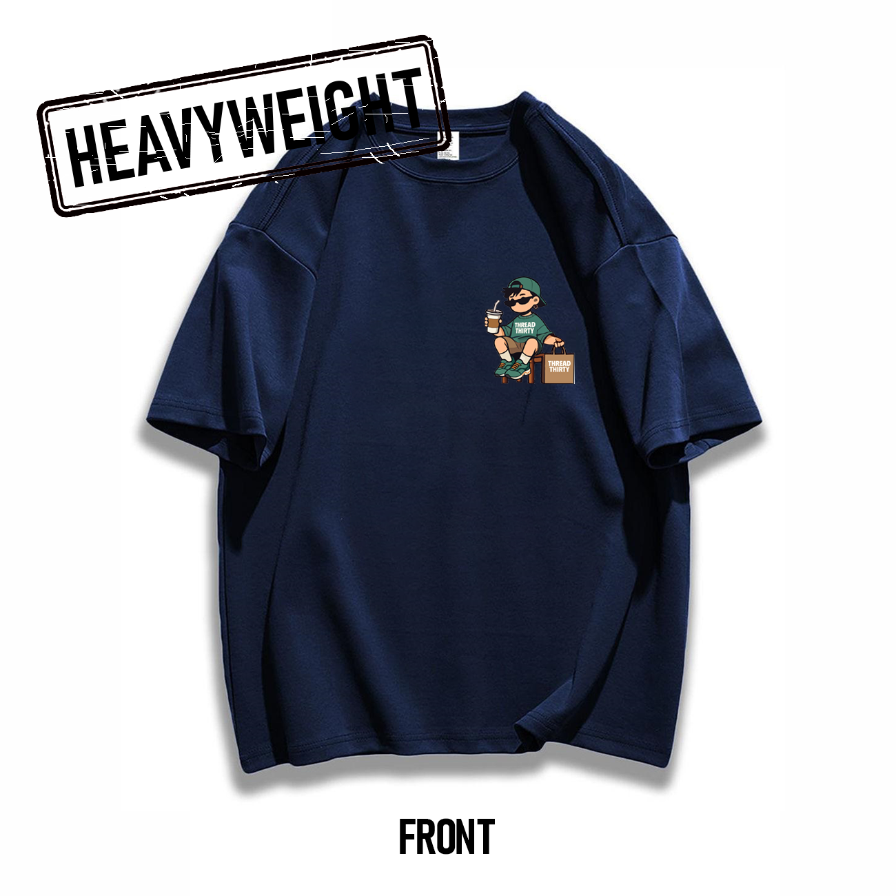 Oversized Heavyweight 260GSM Graphic T-Shirt with T