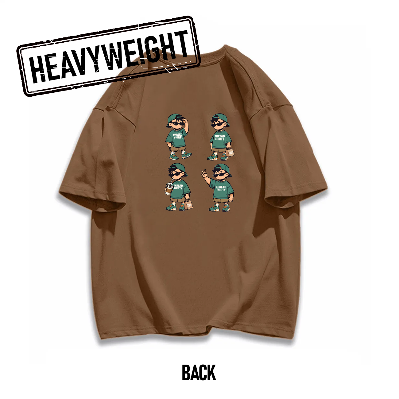 Oversized Heavyweight 260GSM Graphic T-Shirt with T