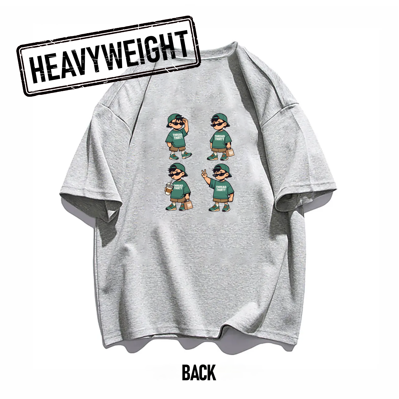 Oversized Heavyweight 260GSM Graphic T-Shirt with T