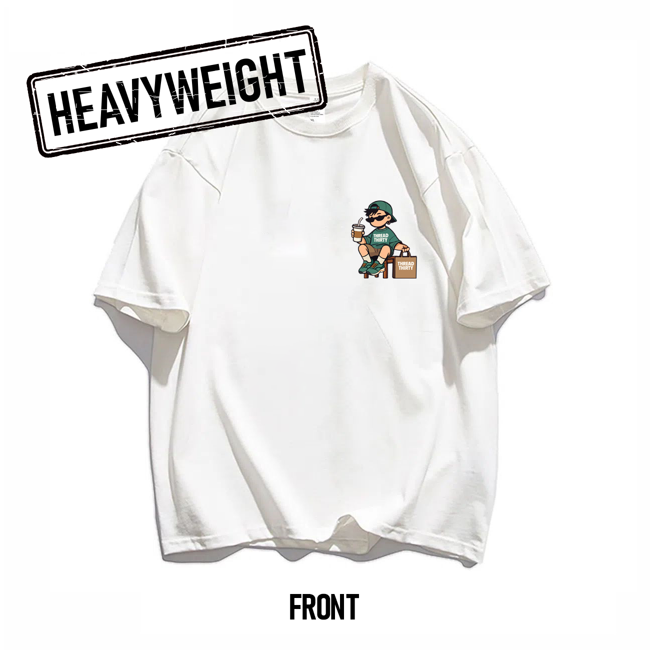 Oversized Heavyweight 260GSM Graphic T-Shirt with T