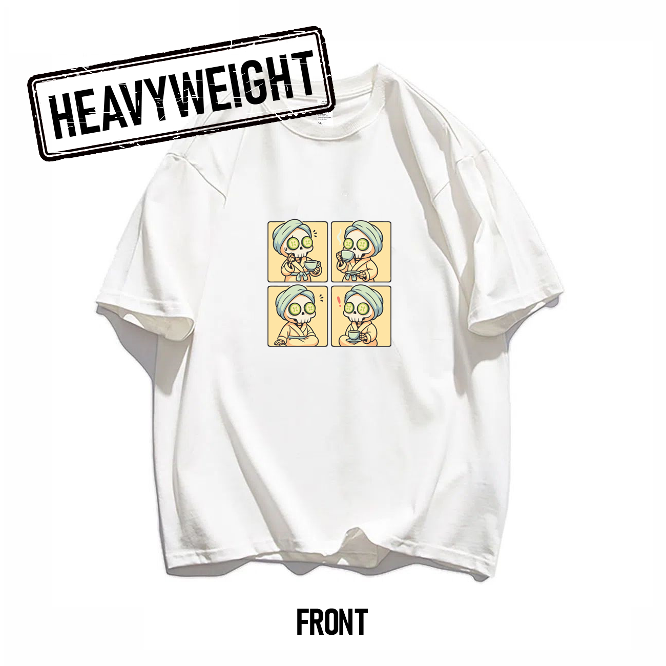 THREADTHIRTY Heavyweight Tee β Halloween Series: Chill Skeleton πβ