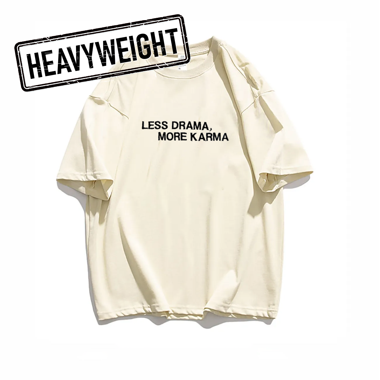 260GSM Heavyweight Oversized Embroidered Tee