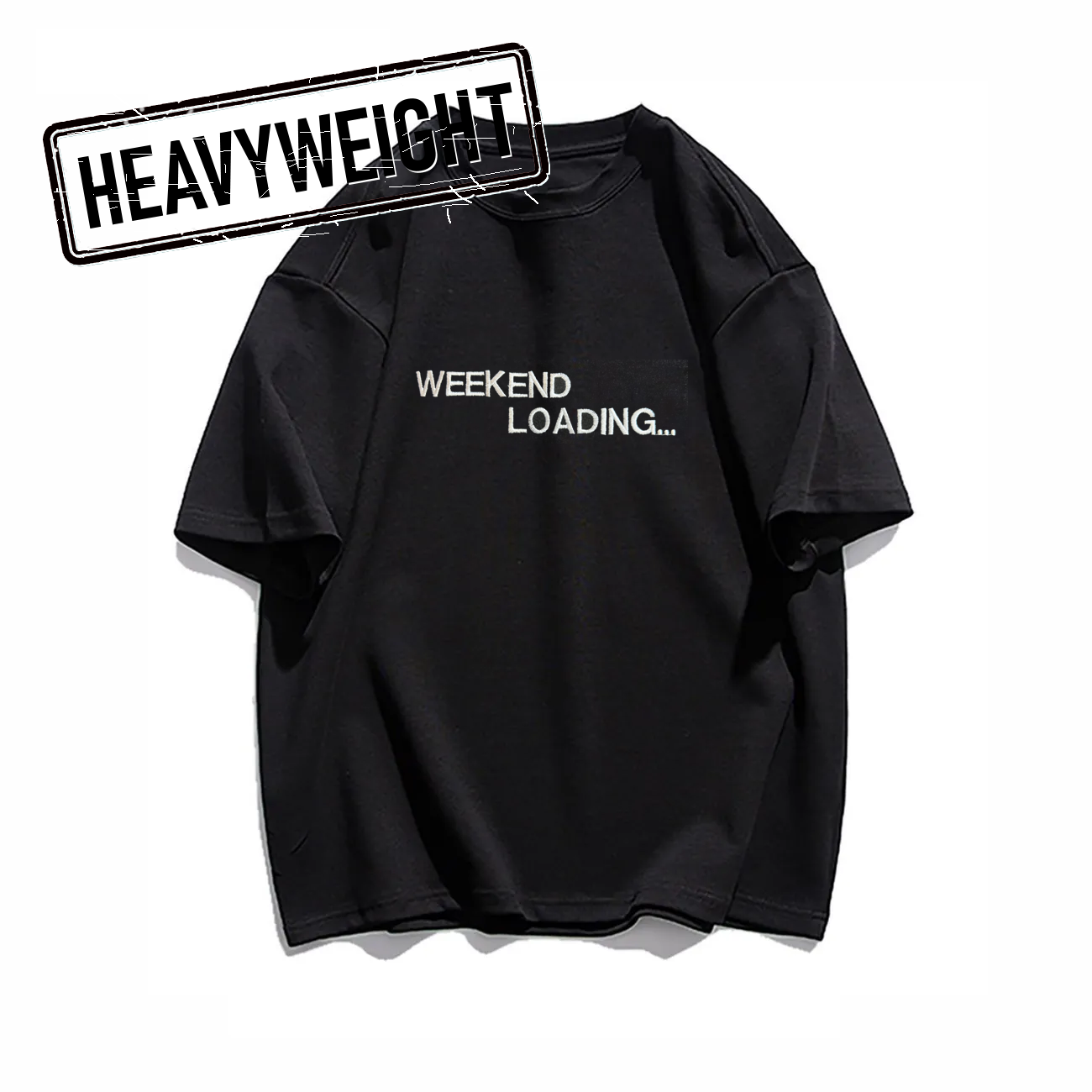260GSM Heavyweight Oversized Embroidered Tee