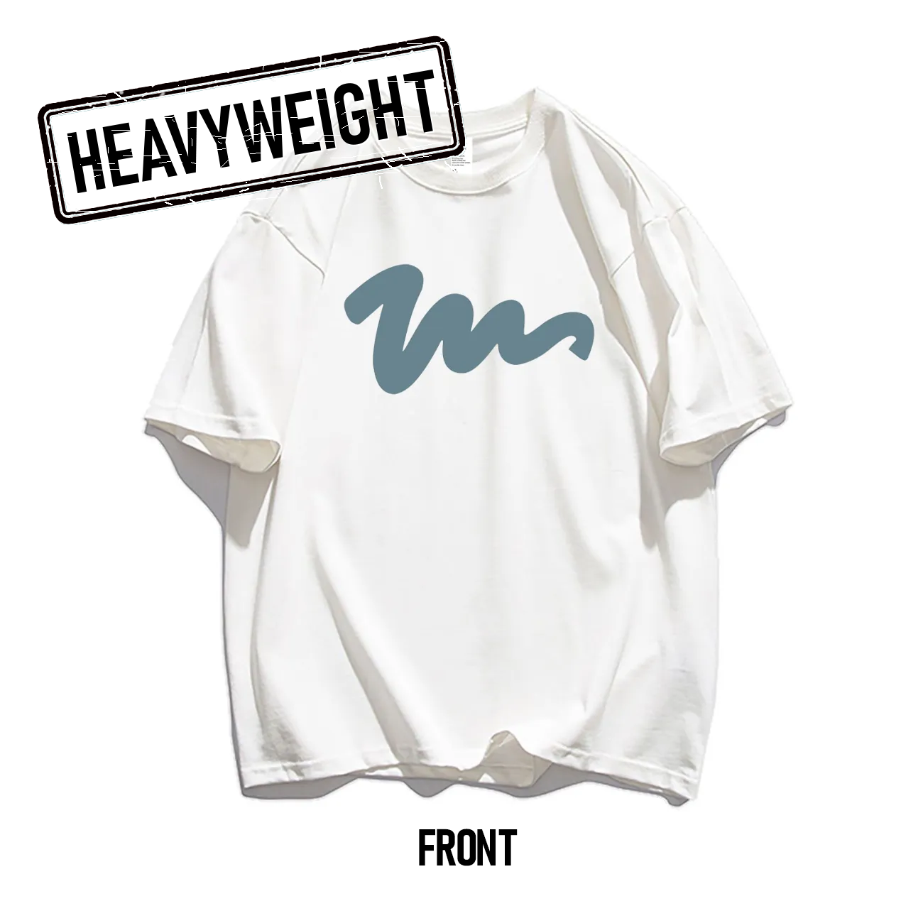 260GSM Scribble Graphic Oversized Tee