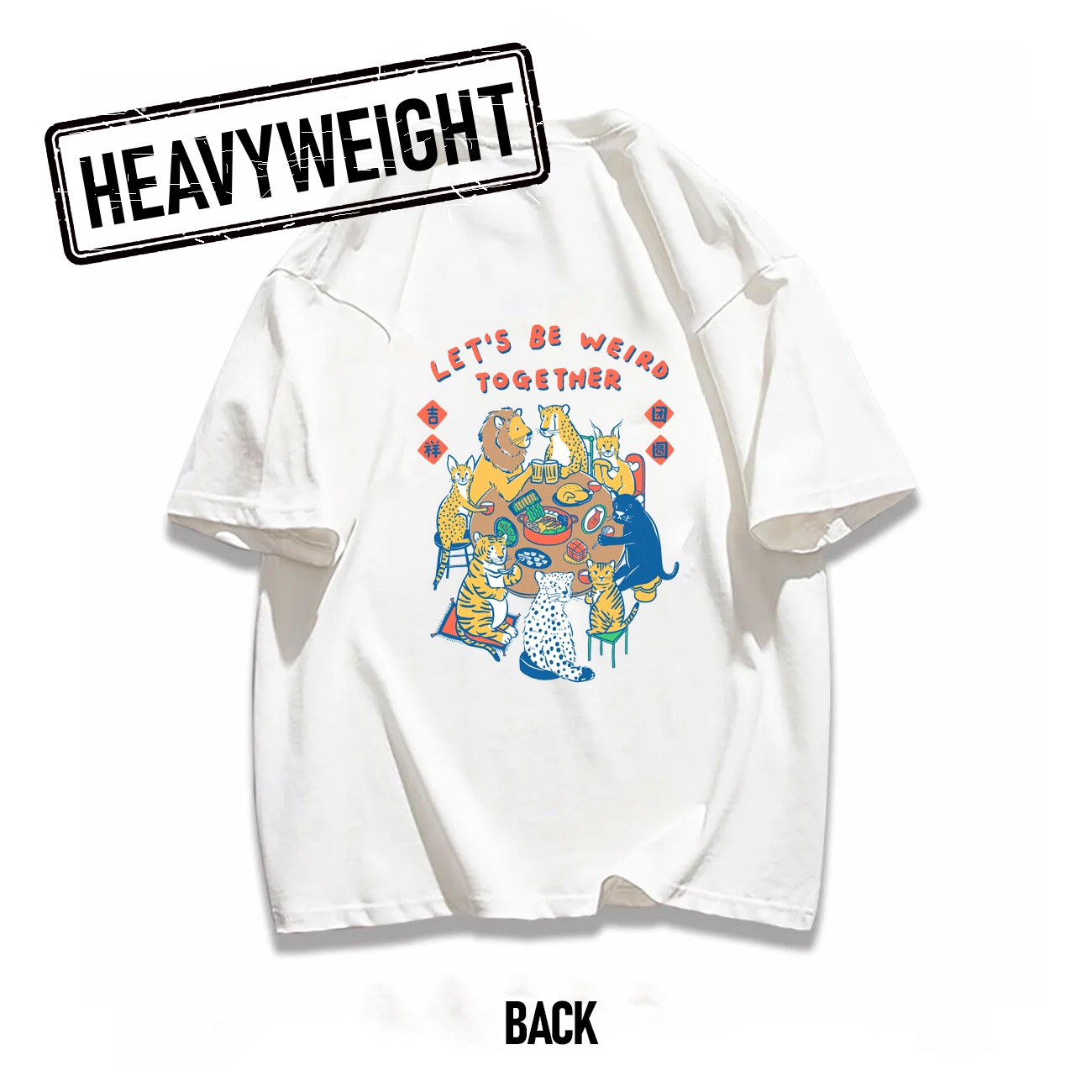 260GSM Wildcats Reunion Graphic Oversized Tee