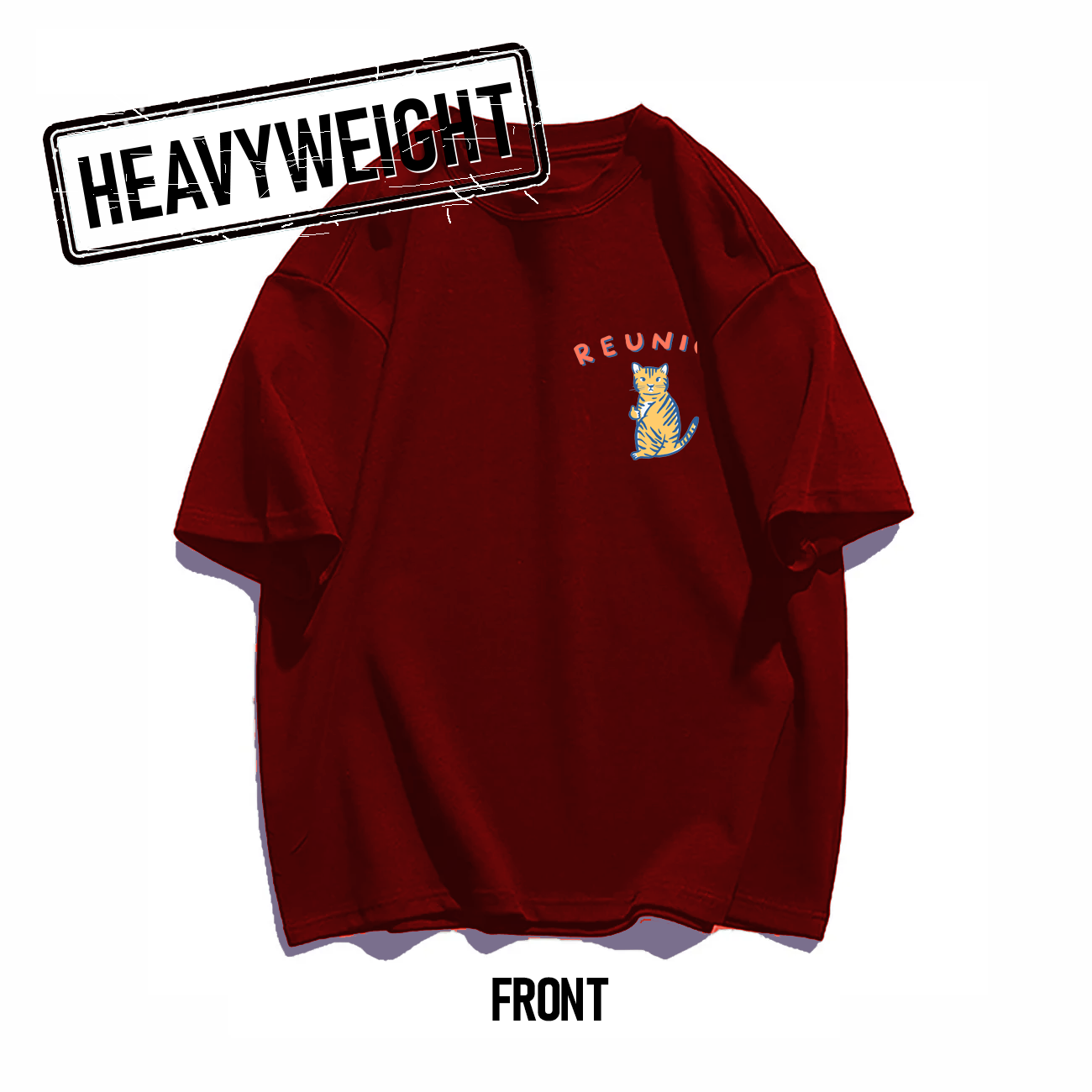 260GSM Wildcats Reunion Graphic Oversized Tee