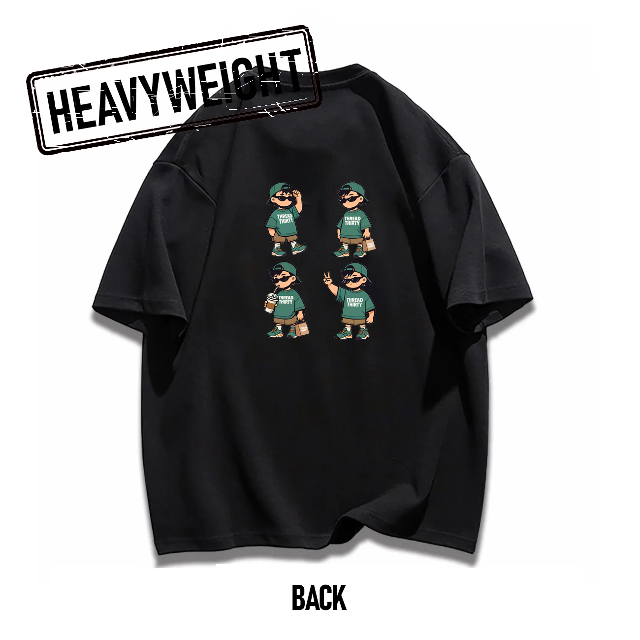 Oversized Heavyweight 260GSM Graphic T-Shirt with T