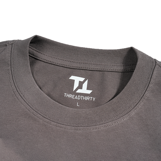 240GSM Boxy Fit Plain Cotton Tee with Pocket