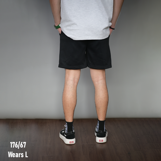 Premium Cotton-Polyester Blend Shorts with Logo