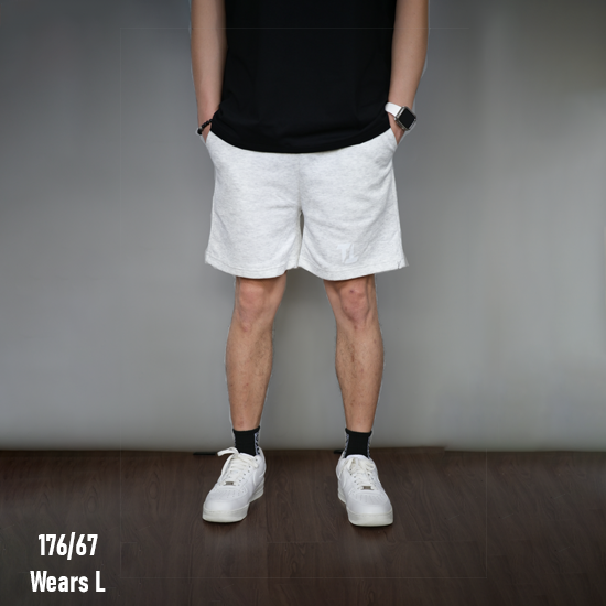 Premium Cotton-Polyester Blend Shorts with Logo
