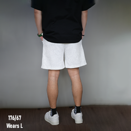 Premium Cotton-Polyester Blend Shorts with Logo