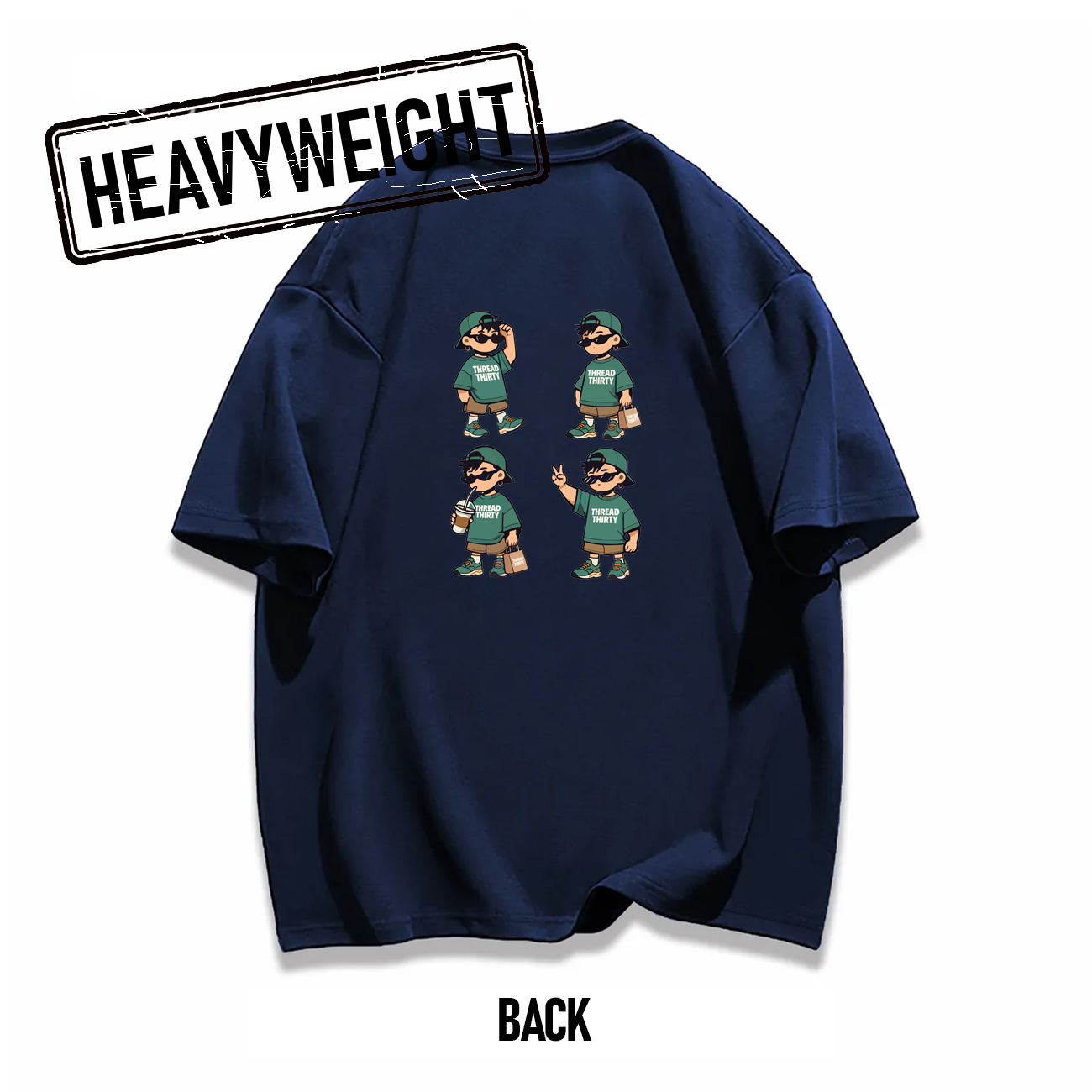 Oversized Heavyweight 260GSM Graphic T-Shirt with T