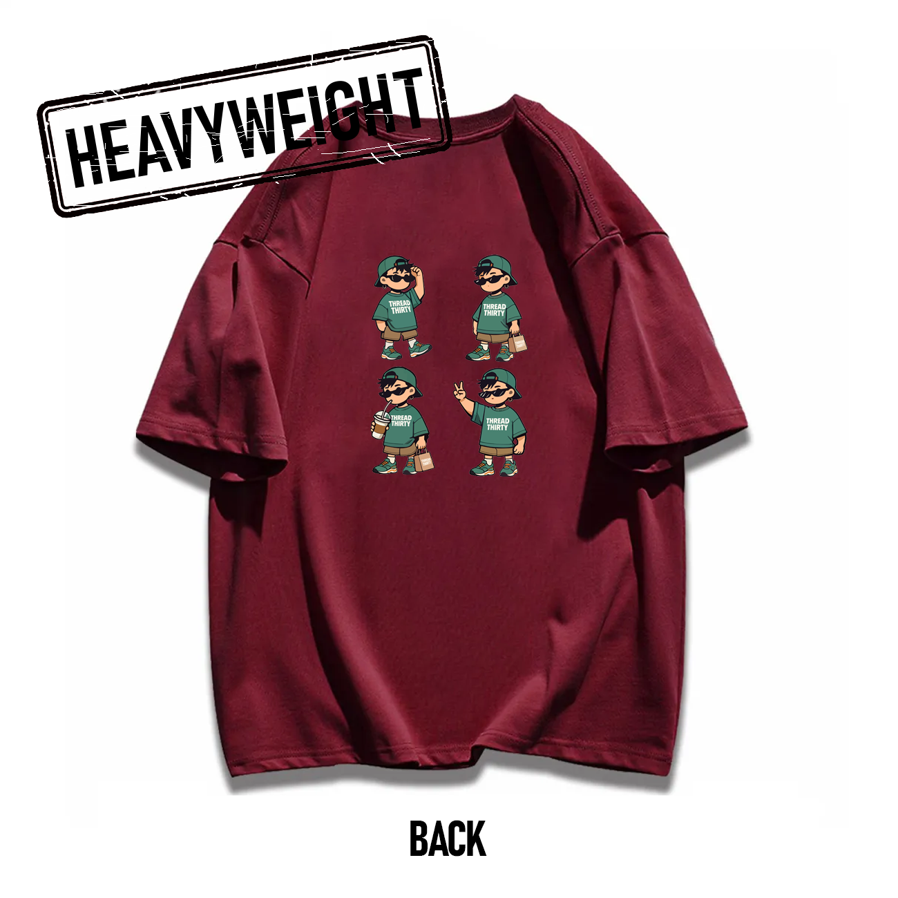 Oversized Heavyweight 260GSM Graphic T-Shirt with T