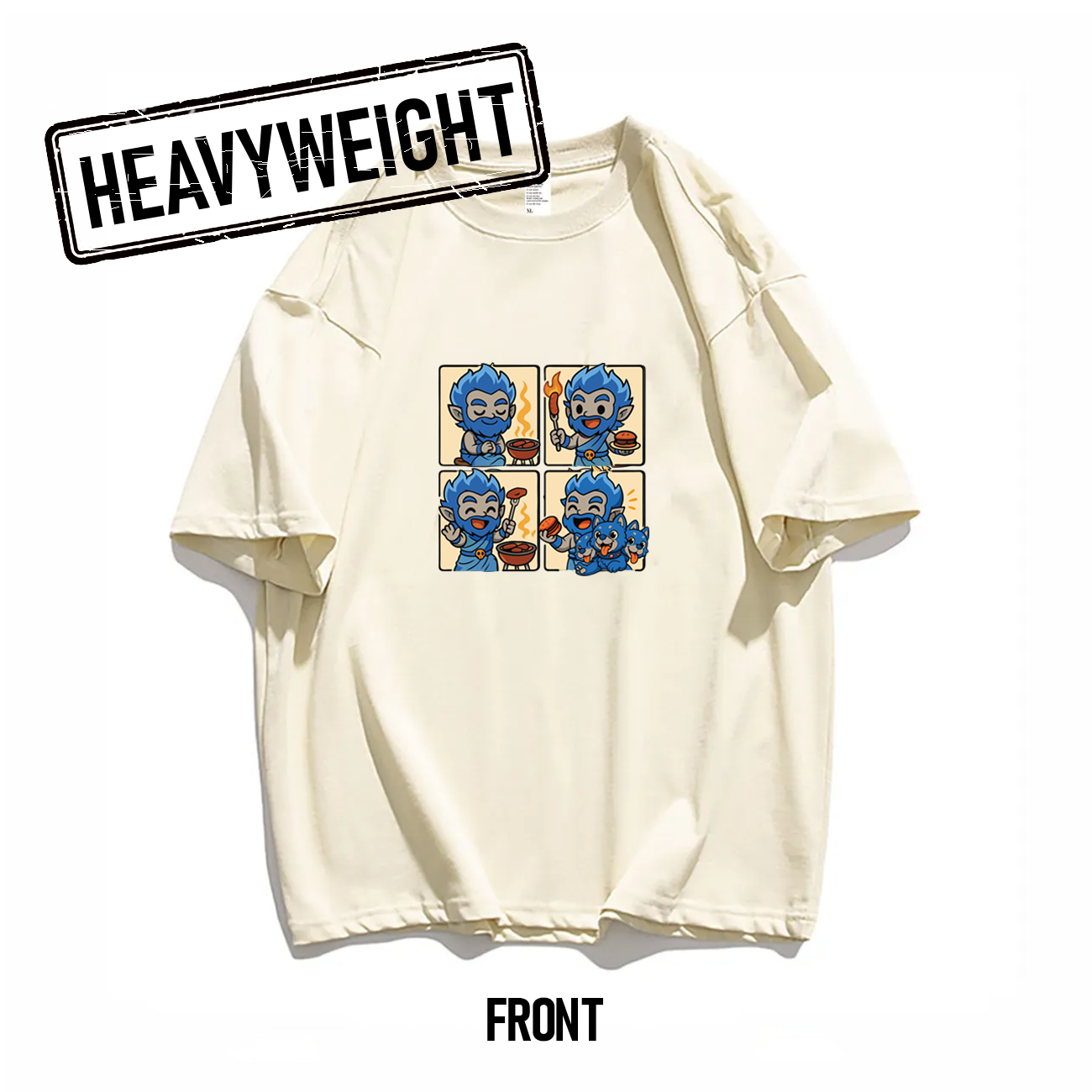 THREADTHIRTY Heavyweight Tee – Mystical Remix: Hades 🔥🕶️