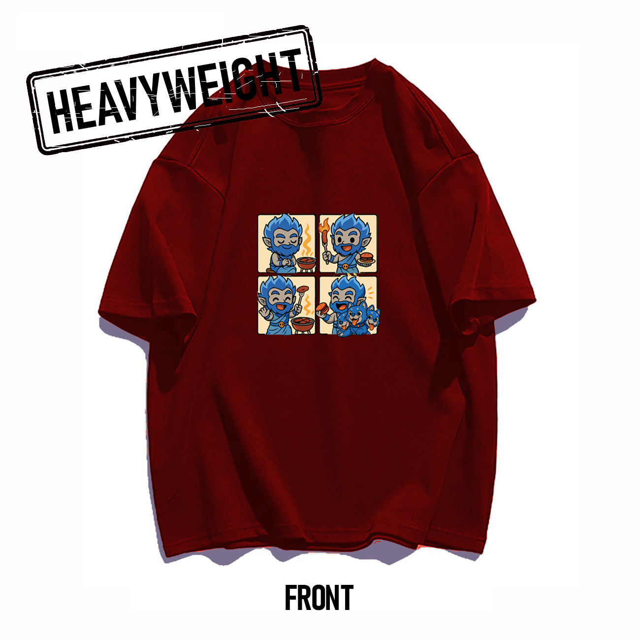 THREADTHIRTY Heavyweight Tee – Mystical Remix: Hades 🔥🕶️