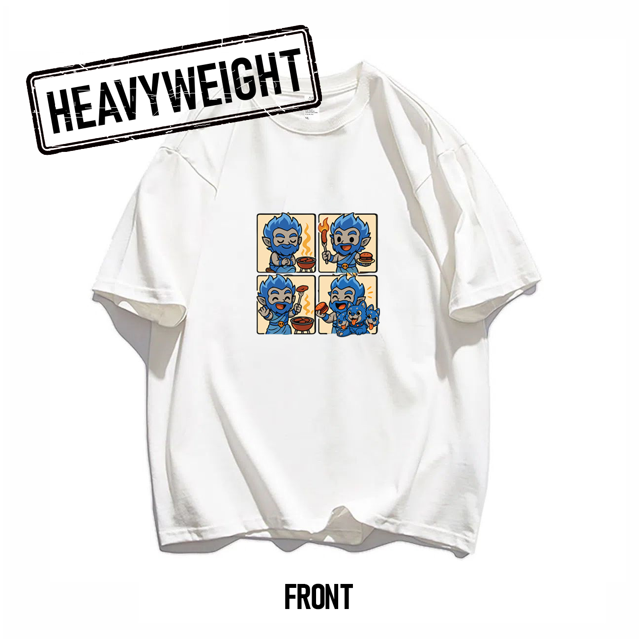 THREADTHIRTY Heavyweight Tee – Mystical Remix: Hades 🔥🕶️