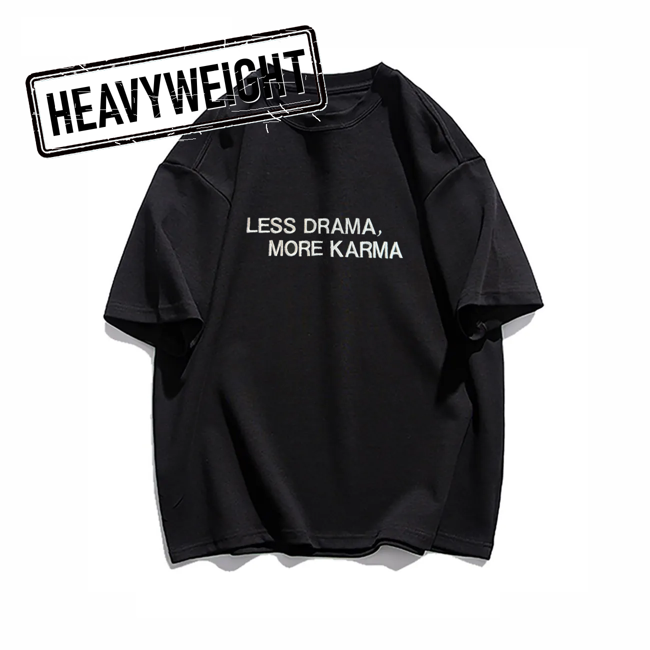 260GSM Heavyweight Oversized Embroidered Tee