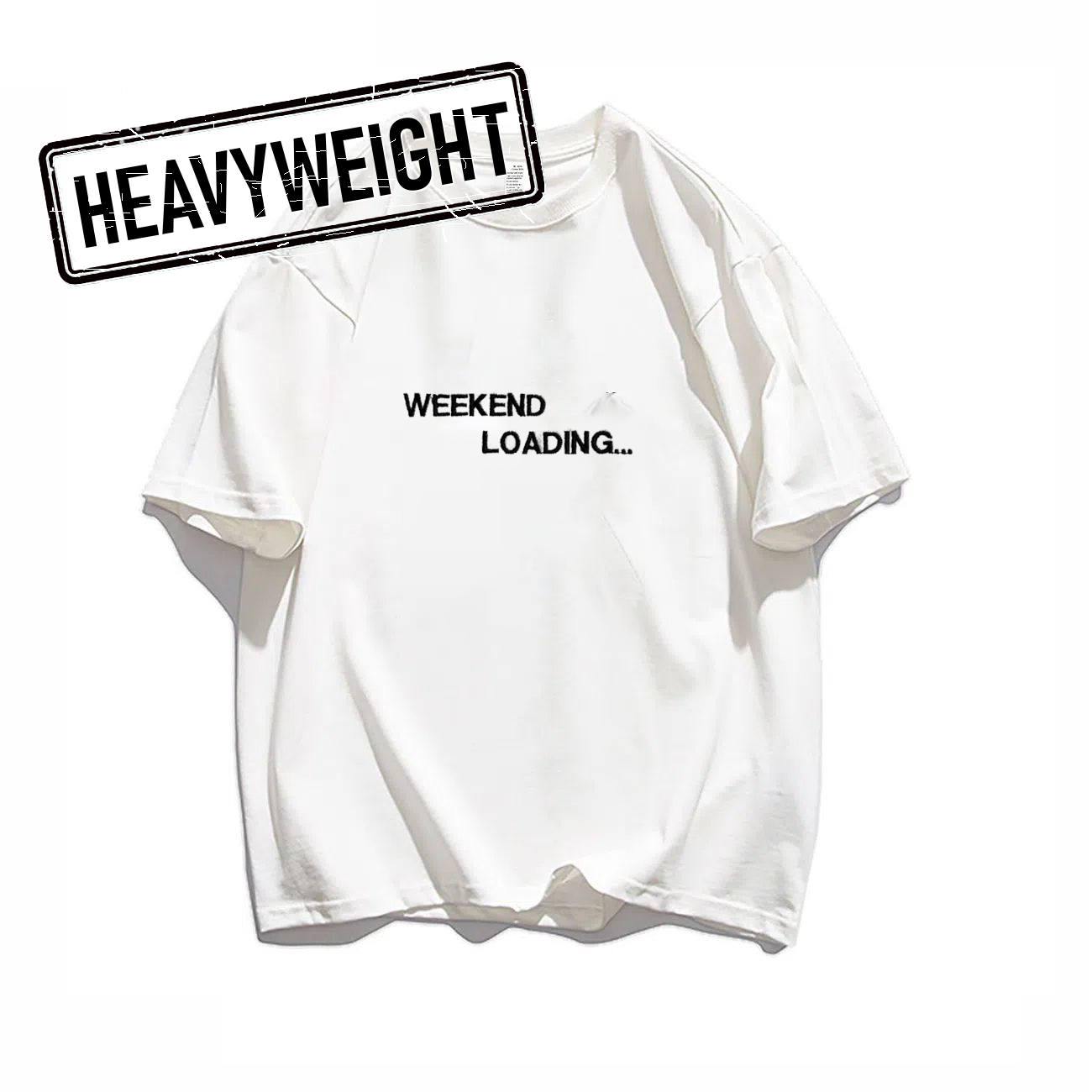 260GSM Heavyweight Oversized Embroidered Tee